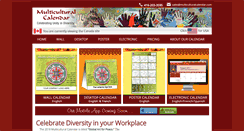 Desktop Screenshot of canada.multiculturalcalendar.com